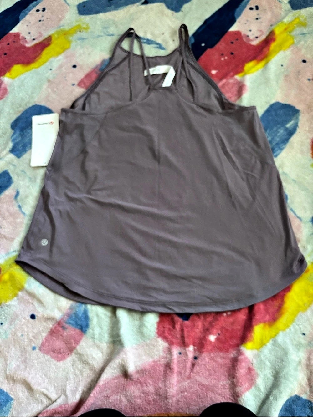 lululemon Ebb to Street High-Neck Tank Top Purple Size 12